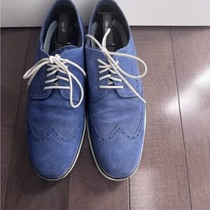 Stylish Blue Men's Oxfords by Cole Haan